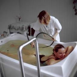 Entspannender Unterwasser-Massagebereich